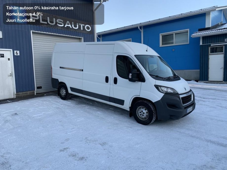 Peugeot Boxer - 2.0 163hv Pitkä ja Korkea Sis. ALV 3-hlö Paku Manuaali