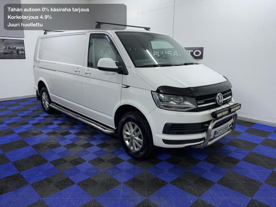 Volkswagen Transporter - 2.0TDI 150hv Neliveto Sis. ALV Pitkä ja Matala Automaatti