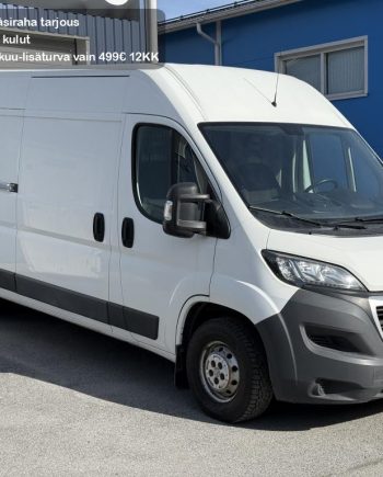 Peugeot Boxer - 2.0 163hv L3H2 Pitkä ja Korkea Sis. ALV 3-hlö Paku Manuaali